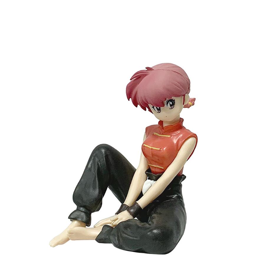 Animation Ranma 1/2 Relax Time Saotome Ranma Tendou Akane Shampoo Polyvinyl Chloride Figurine Collector-Worthy Animation Miniature Playthings Tabletop