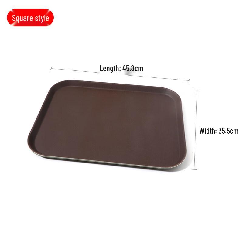 Rectangular Commercial Non-Slip Plastic Tray