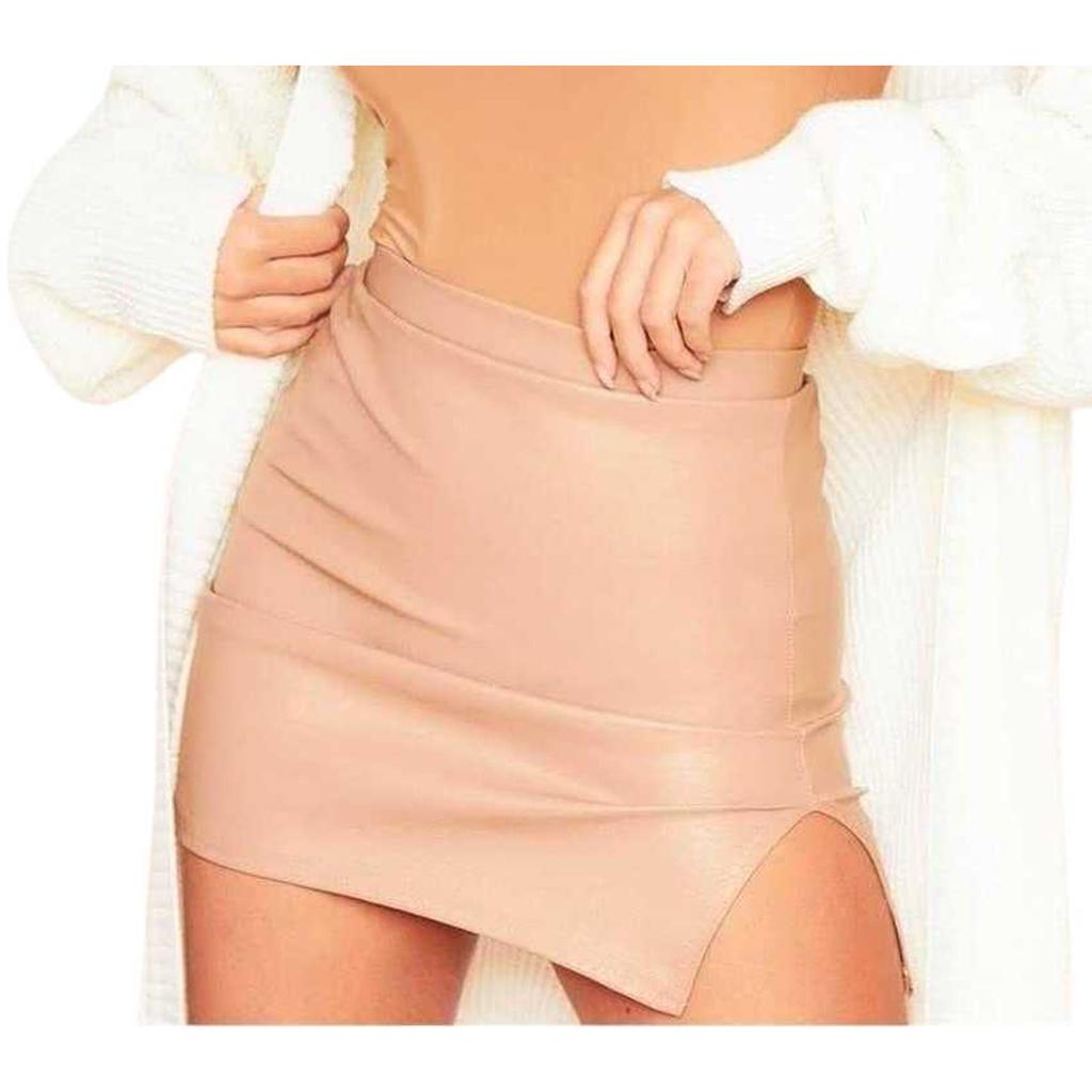 Missy Empire Womens/Ladies Split Hem Fitted Mini Skirt