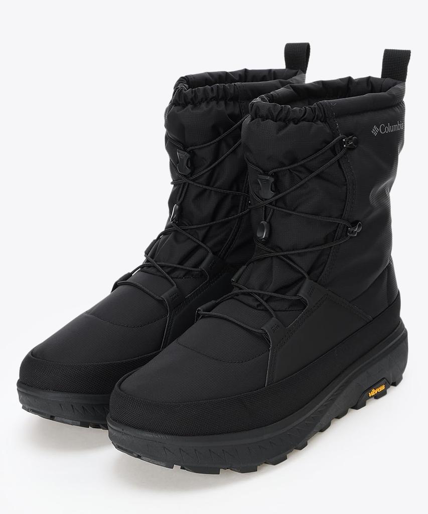 Columbia Yellowtail Arctic Grip Size Black Boots, Waterproof, Omni-Heat Infinity, YU7423, 27.0cm,