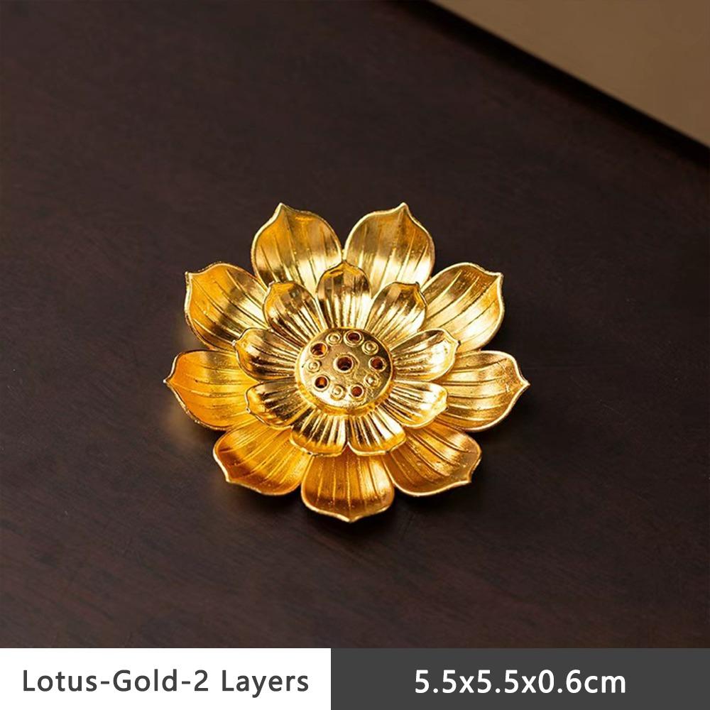 Lotus Shape Lotus Censer Multi-Hole Incense Tray Simple Incense Holder  Temples Home Office