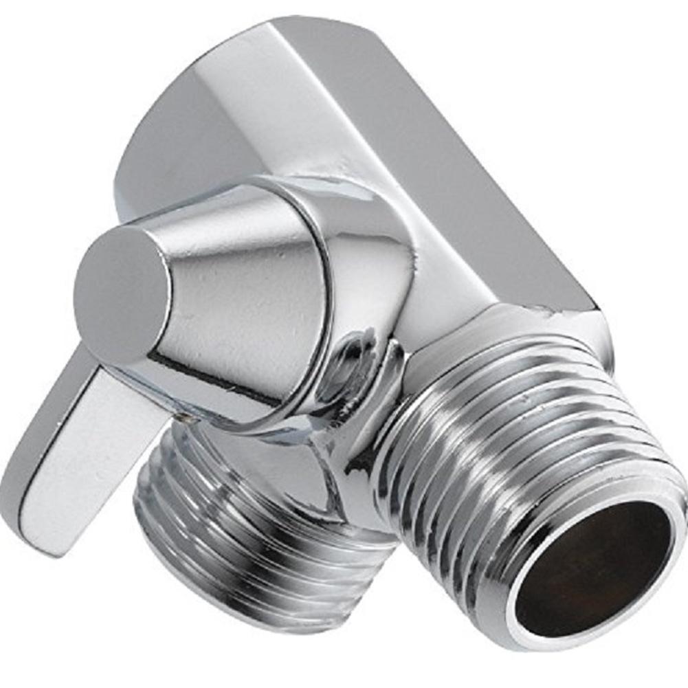 Faucets Fixtures Garden Diverter Valve 1 X G1/2 Inch Plating T Shape Three Way Wall-Mount Practical Replacement