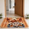 Tappetino per Pavimento in Fango Diatomaceo Asciugatura Rapida Assorbente Tappeto da Bagno Antiscivolo Disegno Animato Tappetino d'Ingresso per Bagno Cucina Camera da Letto