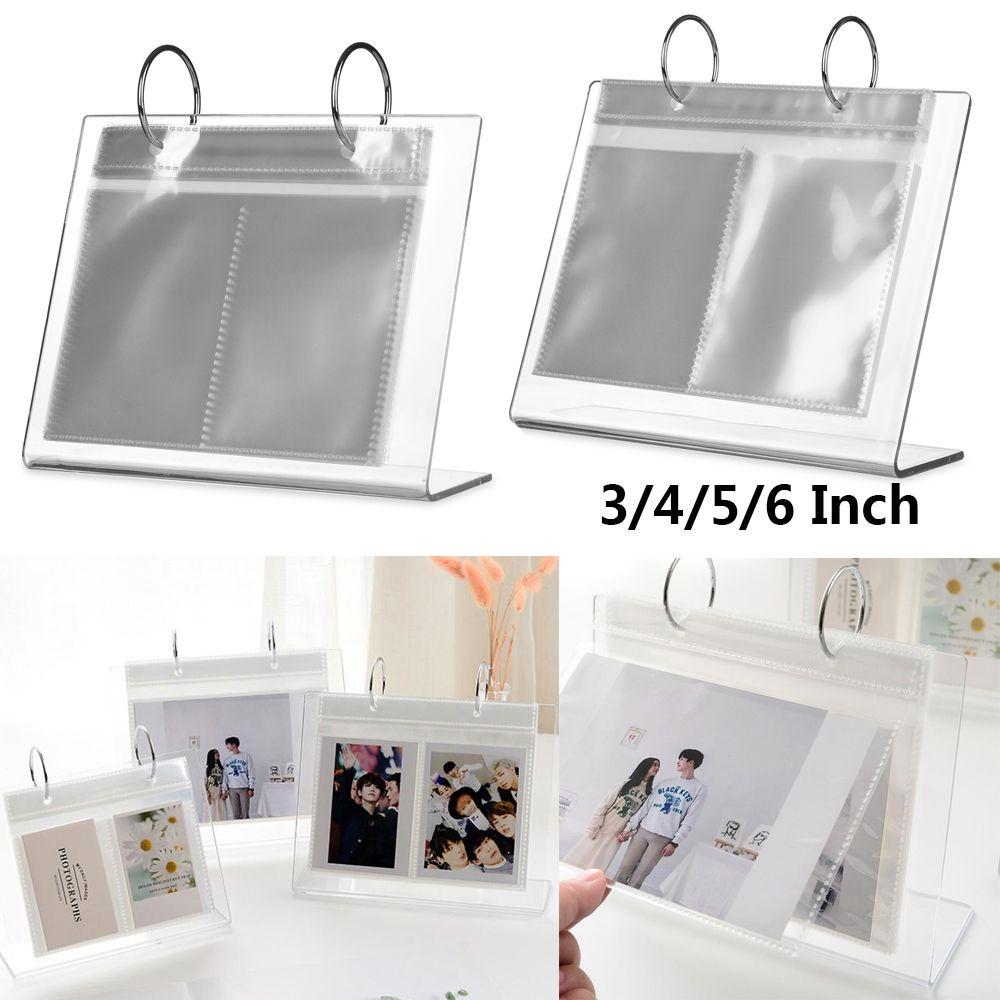 

Storage Multi-functional Collection Acrylic Photo Frame Picture Case Card Booklet Photo Album 3inch-68pockets