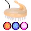 USB Charging Electric Scalp Massage Comb Phototherapy Massage Hair Growth Comb with HandleOrange