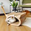 Cat Scratching Post - CREATIVE PETS - 37x36x23 Cm - Cardboard House - Furniture Protector - Durable
