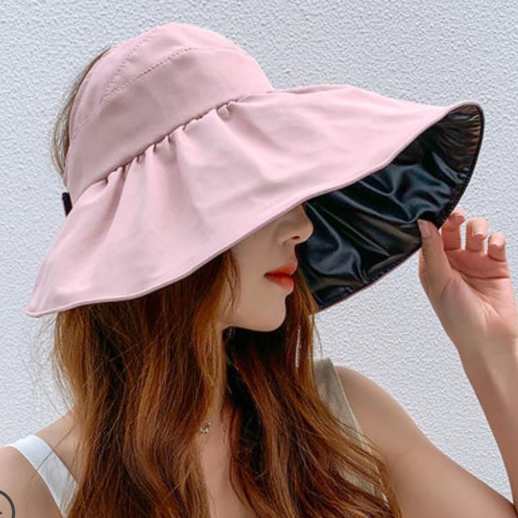 Korean Style Women's UV Protection Sun Hat with Wide Brim