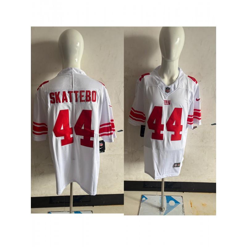 T-shirt de sport surdimensionné en mélange de coton brodé NFL New York Giants pour homme Vêtements décontractés pour fans de rugby