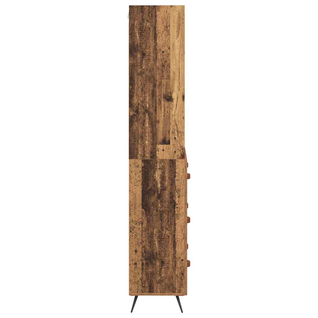 Highboard Reclaimed Wood 69.5 x 34 x 180 cm Engineered Wood