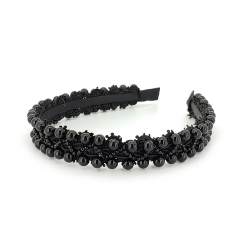 LALA Pearl Hairband - BLACK