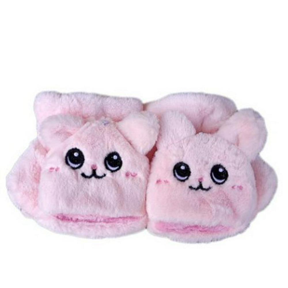 2022 Cute Cat Plush Flip Half Finger Gloves - Warm, Thick, Ideal for Students and Keyboard Use In Winter