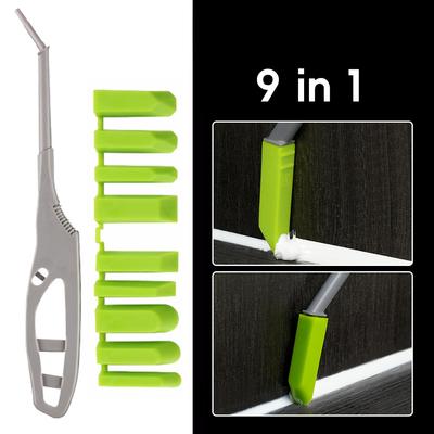 Lipici pentru sticlă pentru geamuri de mașină Răzuitoare unghiulară Instrument de calafat Racletă de etanșare cu mai multe unghiuri Spatulă Scoateți Kit de racletă #469011