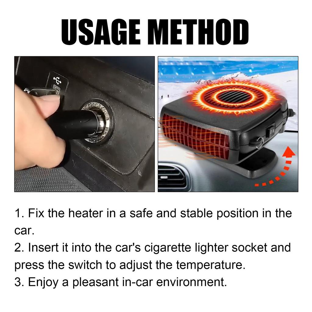 Portable Autonomous Heater 12v Car Heater Heating Fans Low Consumption Electric Heater Without Turning On The Engine Defogger