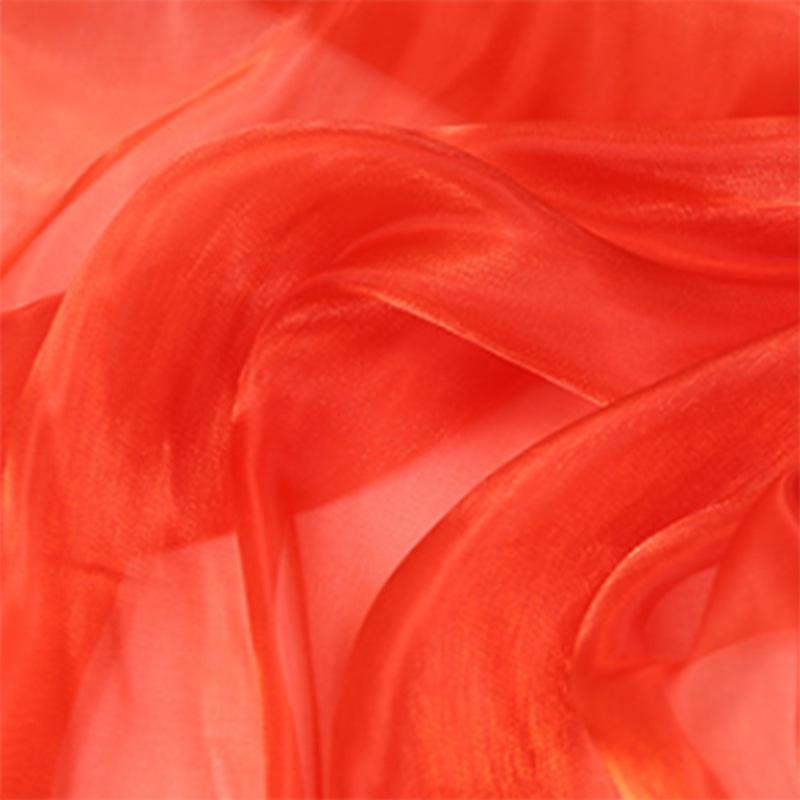 Korean Silk Organza Flash Yarn for Decorative Scarf, Hanfu, Cheongsam, Wedding Handicrafts