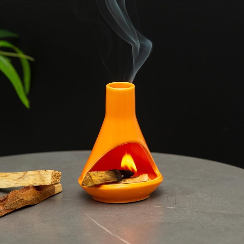 Mini Ceramic Incense Burner Ceramic Incense Holder Incense Cones Incense Cone Burner Yoga