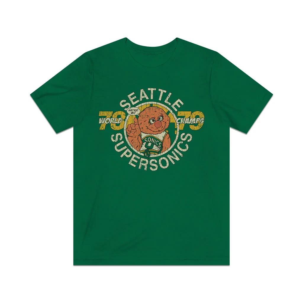 

Supersonics We re Number One 1979 Vintage Men s T shirt L