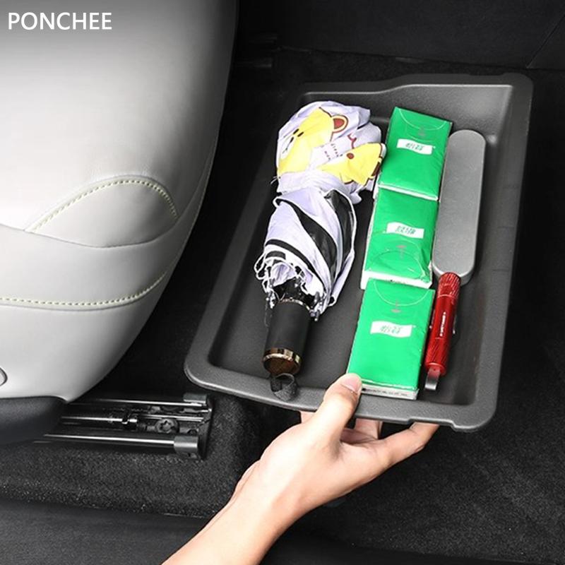 For Xpeng G6 2025-2026 Under The Seat Storage Box Increase Storage Space Convenient and Tidy Automobile Modification Supplies