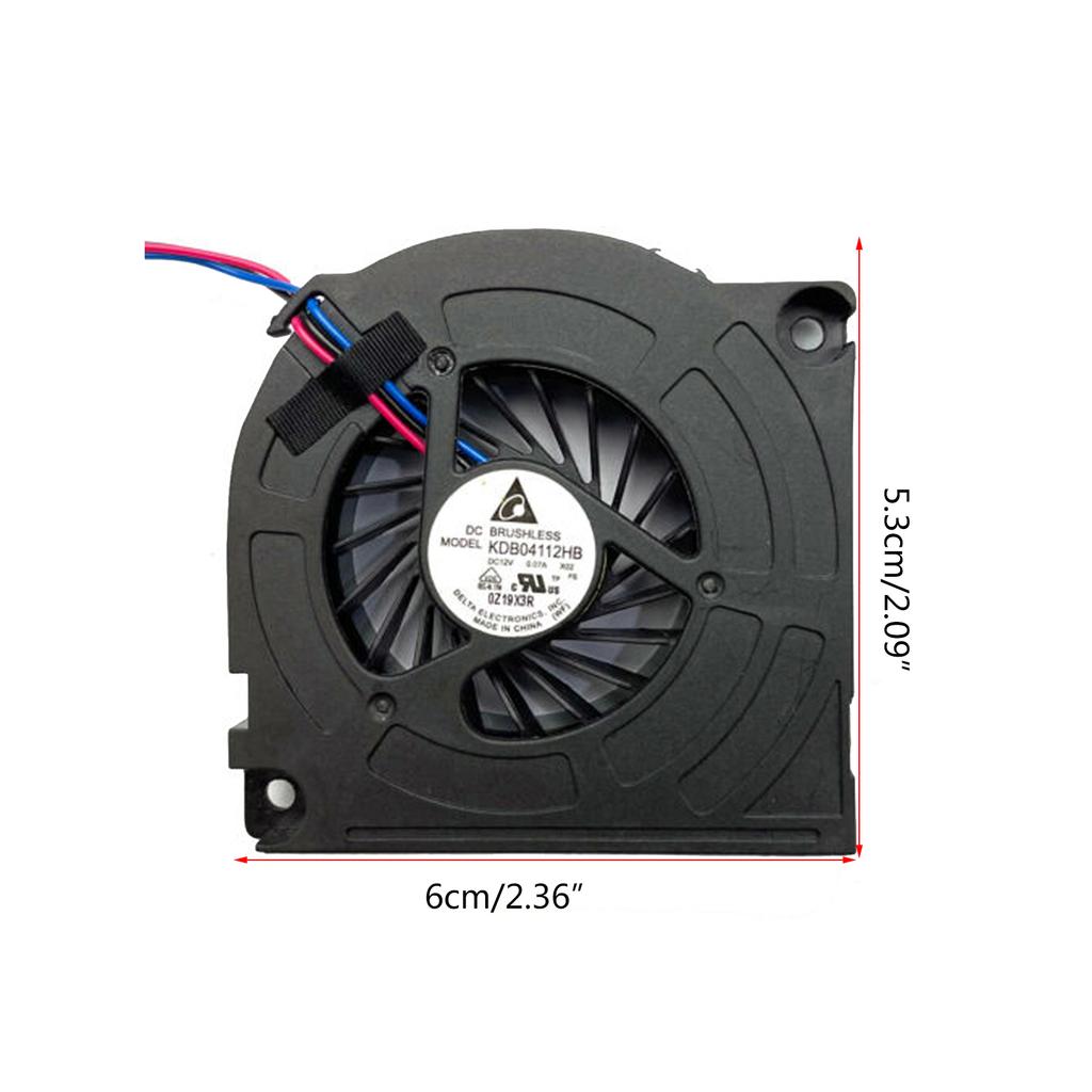 Ventoinha de Refrigeração da CPU para Laptop 12V para KDB04112HB Ventoinha Cooler Avançada Tudo-em-Um Ventoinha de Refrigeração da CPU Cooler de Alta Eficiência de Refrigeração