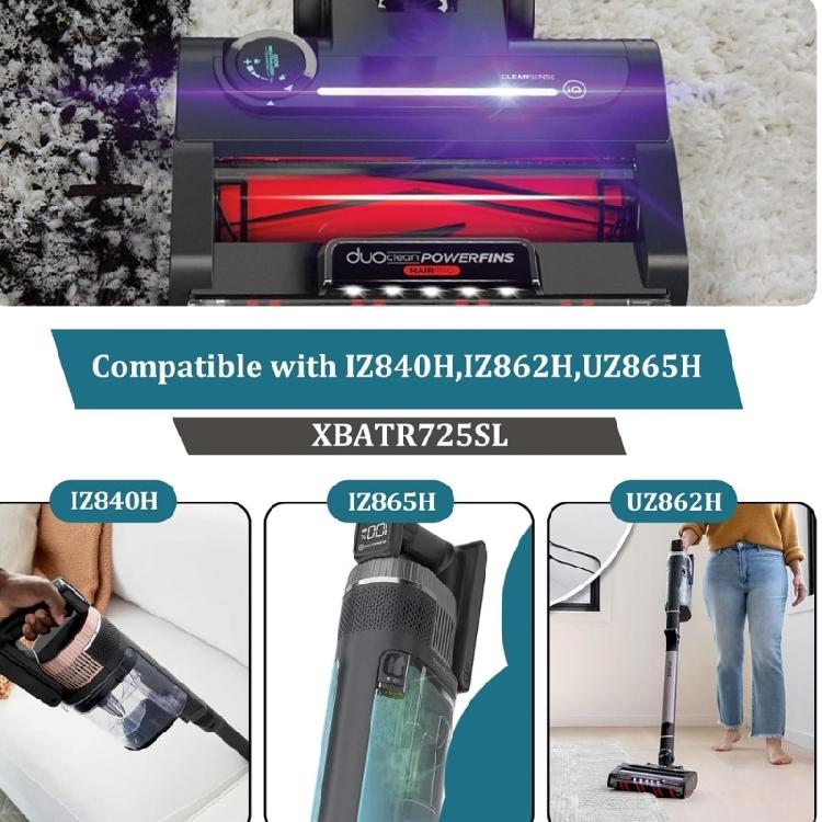 2350mAh 25.2V XBATR725SL Battery for IZ862H UZ865H IZ840H IZ862HC UZ865HCCO Cordless Vacuum Replacement