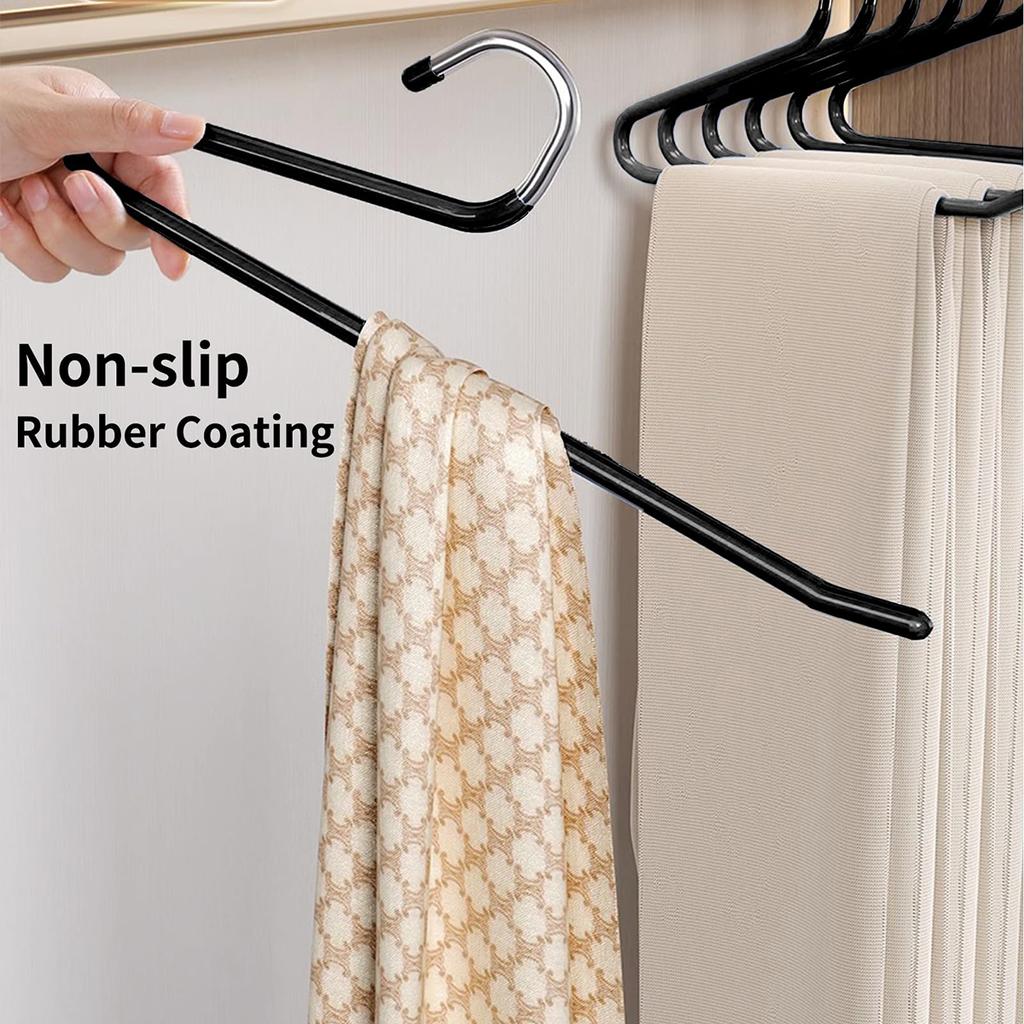 Home Goose Style Pants Hanger Hanging Pants Hanger Seamless Pants Clip Anti Slip Hanger Closet Storage