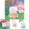 Jinnew Lucky Lotus Plush Buddha Animal Keychain Pendant Cute Gift