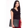 Leather Portfolio Folder Padfolio, Business Padfolio Organizer Document Planner Portfolio Binder Storage Pocket for Legal Pad Holder Paperwork Phone