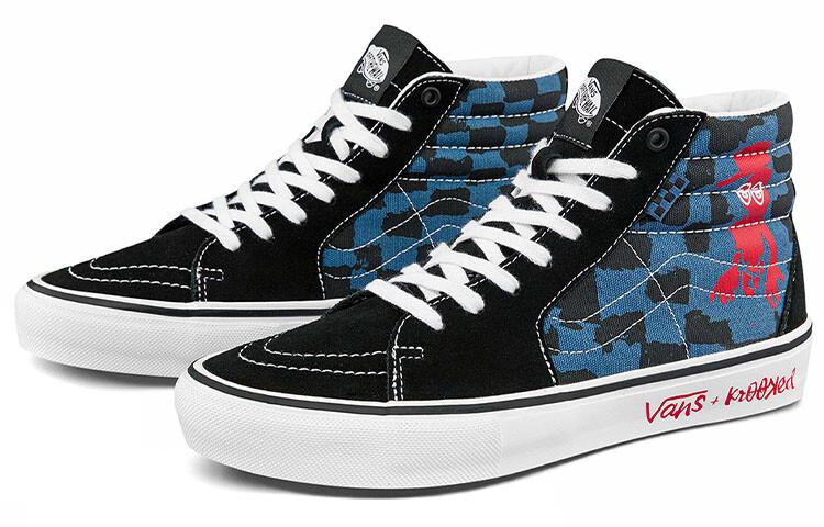 VANS Sk8-Hi Skate x Krooked Natas For Ray Barbee 2022 - VN0A5FCCAPG 37