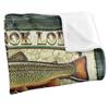 JQ Licensing Two Brook Lodge Silky Sign Supersoft Blanket
