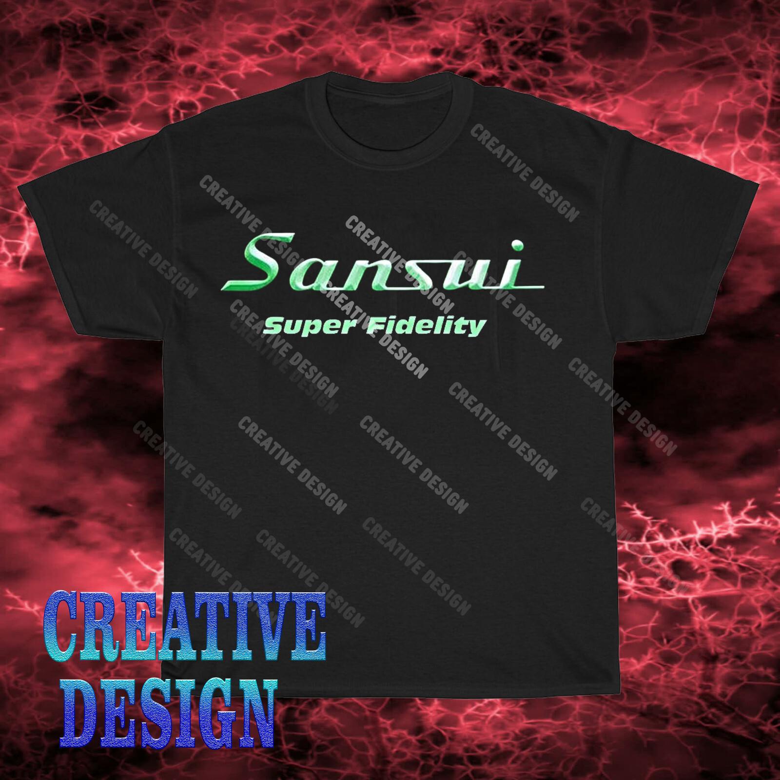 New Design Sansui Audio Logo Unisex T-Shirt L