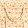 Large Capacity Floral Pattern Tote Bag For Home Use, Luggage, Moving, Dormitory, And Clothing Storage.