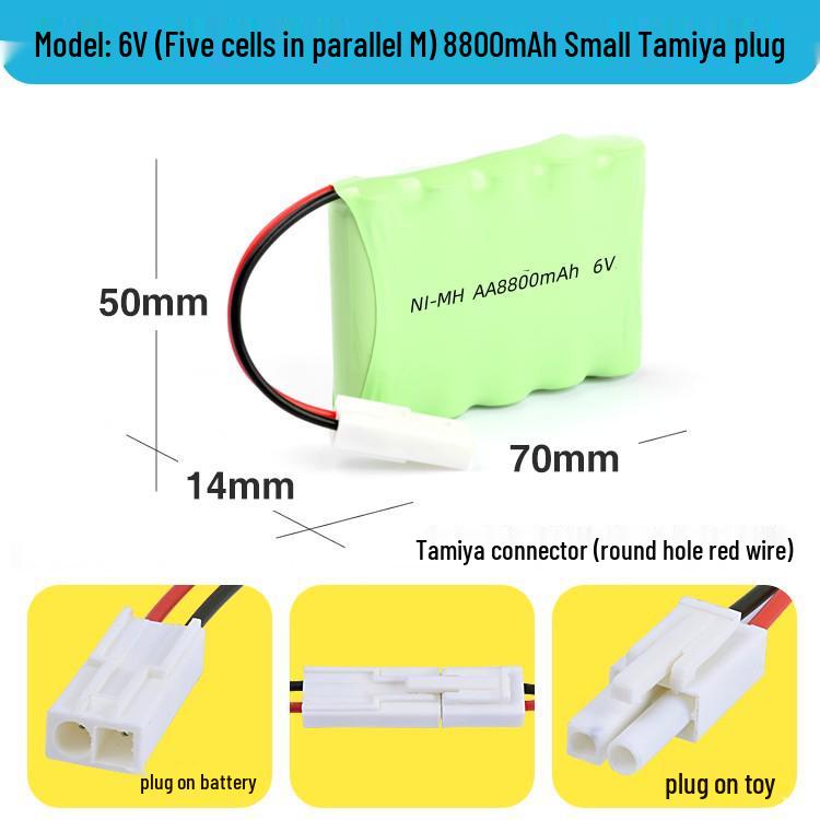 Ni-MH AA Rechargeable Battery Pack for Remote Control Cars: 3.6V To 12V