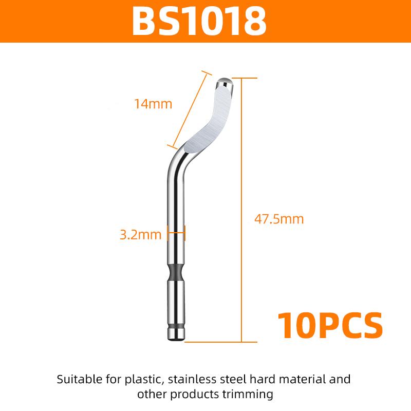 Edge Cutter Deburring Tool with Cutter Handle Burr Trimming Knife For Copper Aluminum Steel Plastic Wood Rubber BS1010 BS1018