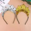 Christmas New Year Party Headband Glitter Star Hair Hoop Hair Accessories Carnival Tinsel Hair Bands Decoration