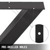Metal Table Legs 28.4 X 31.1 Inch Black Table Legs Premium Steel Table Legs with X-frame Style Steel Bench Legs Country Style Table Legs Furniture Leg