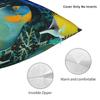 Pillow Case Beautiful Underwater World Colorful Fish Comfy Pillow Cover For Couch Sofa Bedroom Kawaii Pillowcases