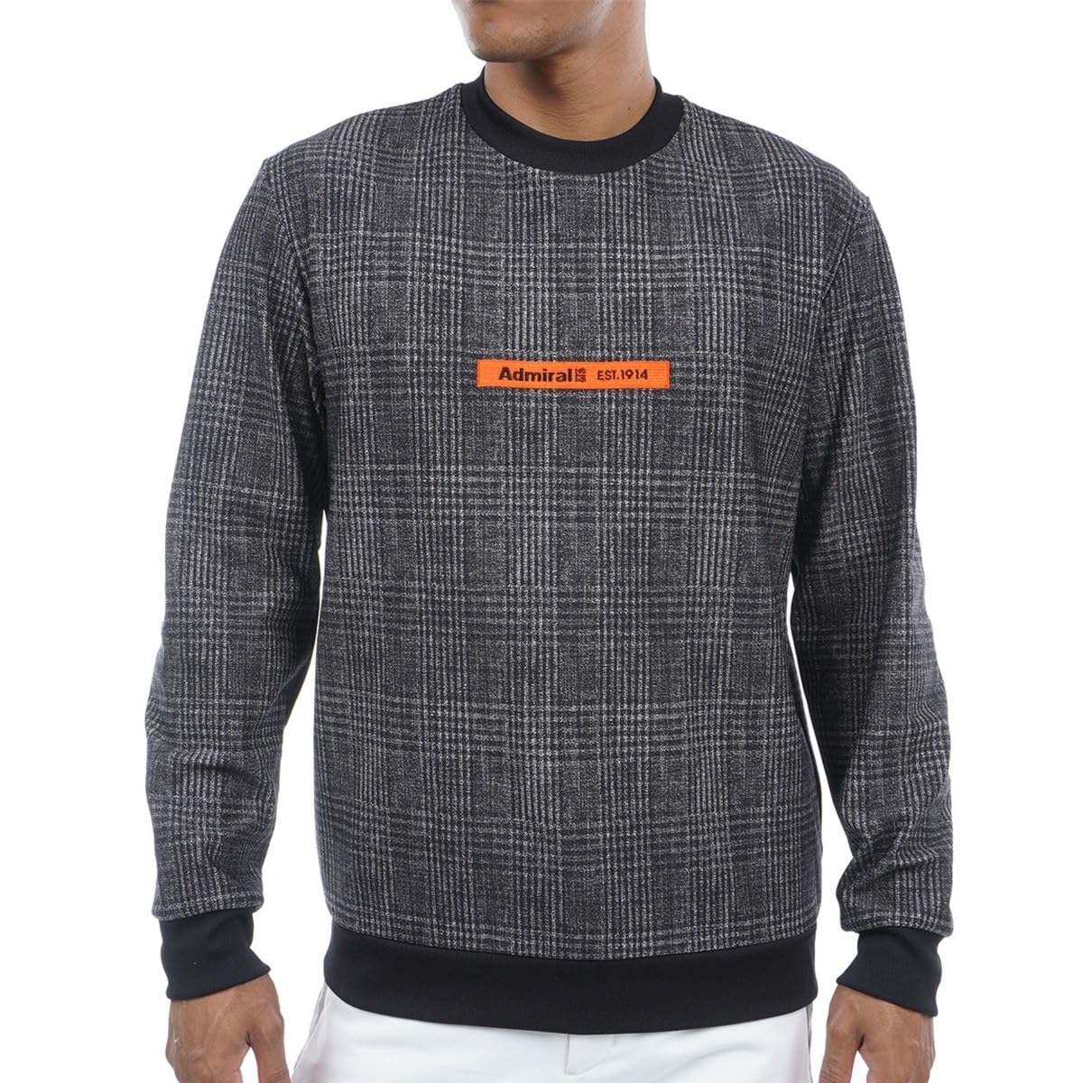 

Admiral Golf ADMA386 Men s Warm Stretch Crew Neck Sweater, Black