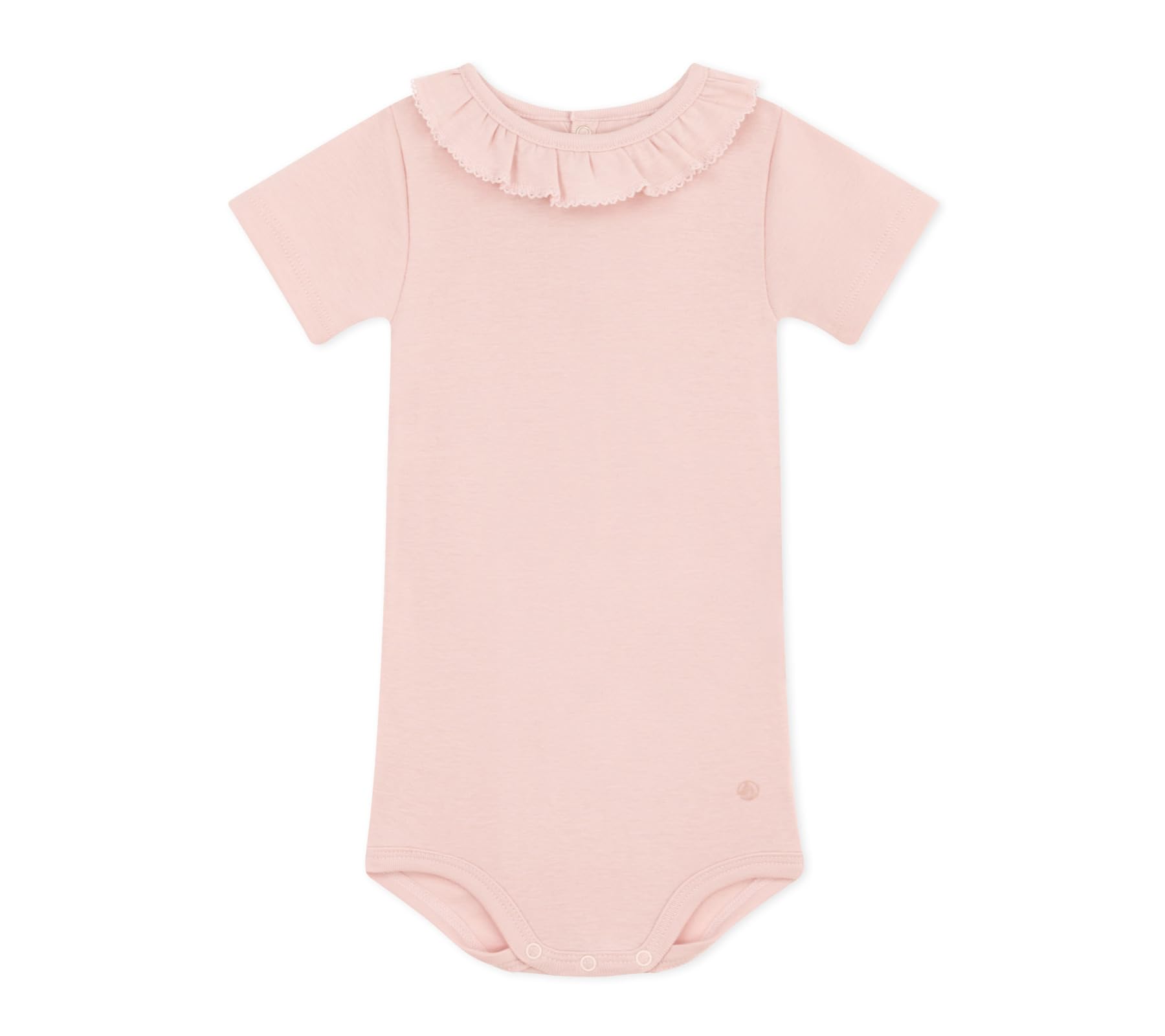 

Collared short sleeve body A0A0R Light pink 24 months 86cm [Petit Bateau]