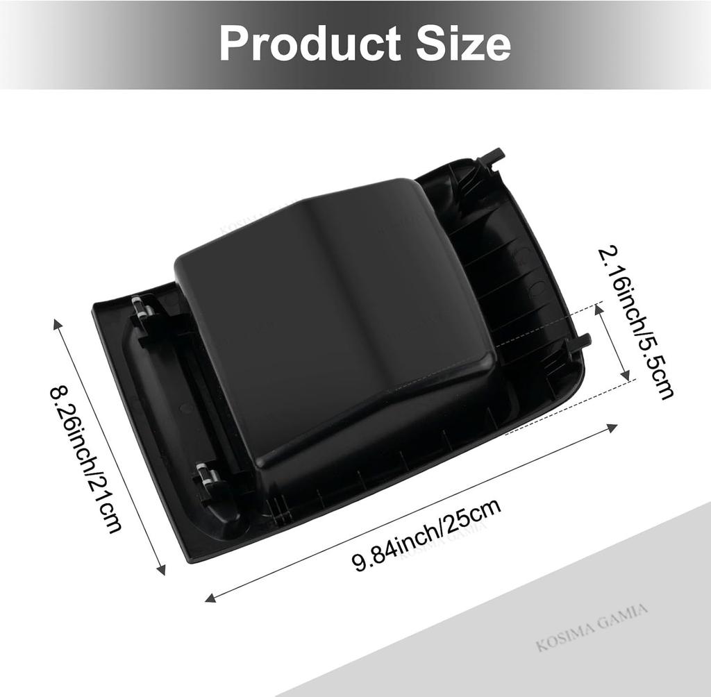 Non-Slip Design Car Dashboard Storage Box for Fiat Ducato Peugeot Boxer Citroen Relay 2014+ Black ABS Material 735699812