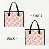 Floral Canvas Tote Bag Fashionable Casual Daily Shopping Handbag for Women