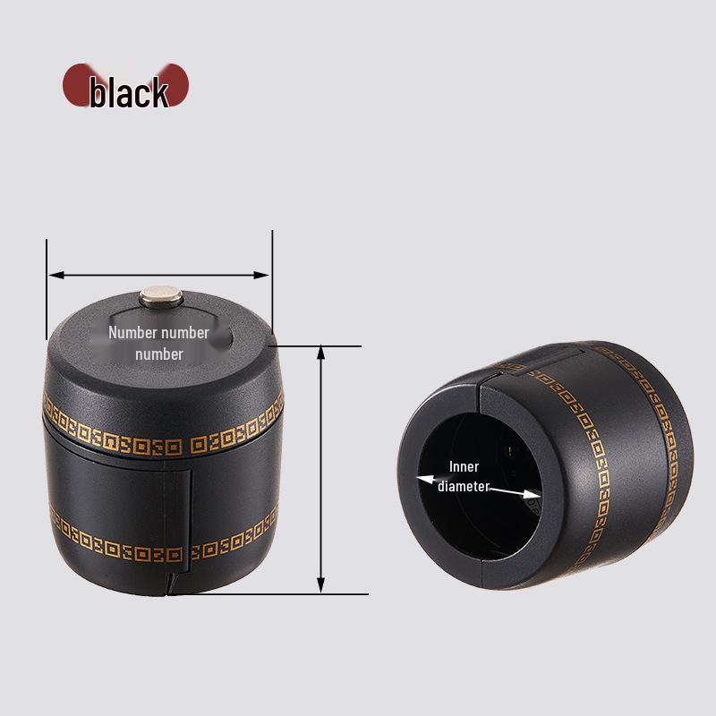 

Red Wine Bottle Password Lock - New Cross-Border Secure Cap Lock чорний