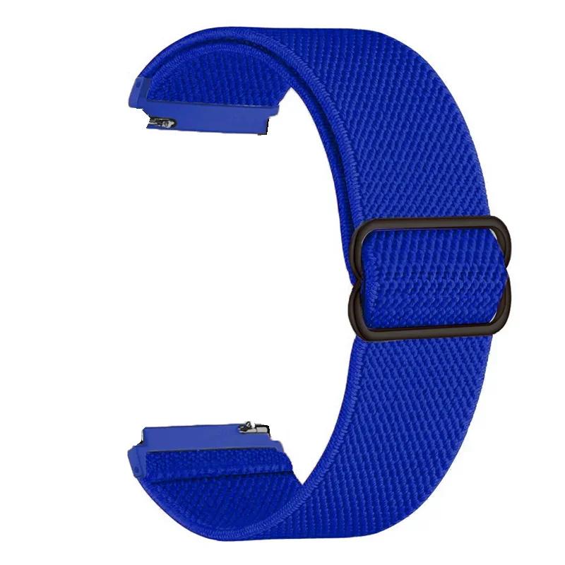 Nylon-Schlaufengurt für Garmin Forerunner 965 55 165 265/Active 6-5/Venu 3-2 Huawei Watch 5-4 Armband für Garmin Approach S50