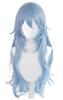 Cosplay Wig with Ray Wig Net, Blue, Heat-Resistant (C (Long))