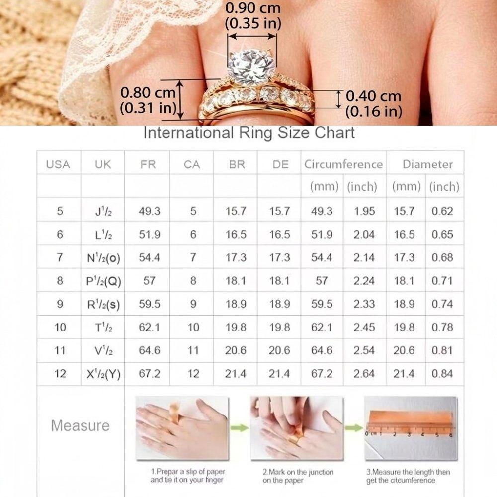 Synthetic Zircon Stackable Rings Lightweight Fashion Rings Gold Tone Rings Daily Outfits