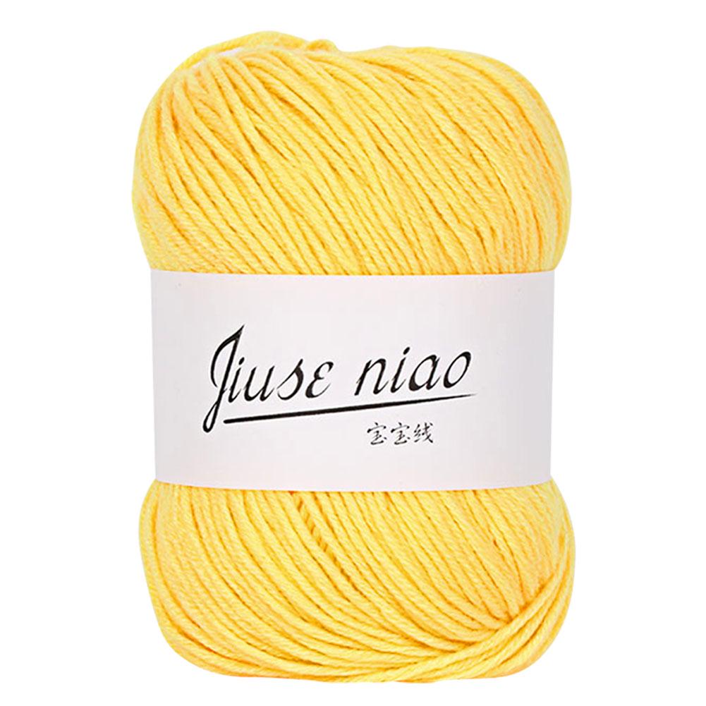 6-strand Pure Cotton Thin Yarn for Crochet Hand Stitching Knitting Baby Threads