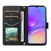 For Samsung Galaxy A05 4G Case Wallet Rhombus Leather Phone Cover with Shoulder Strap,Wrist Strap