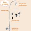 Baby Crib Mobile for Crib with Hanging Rotating Toys, Nursery Mobile with Music Box, Black and White Mobile for Baby Newborns 0-24 Months