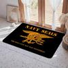 Military U US Navy Seals Floor Mat Eco  Flannel Doormat Non Slip Odorless Indoor Floor Rug Soft Short Plush Home Mat