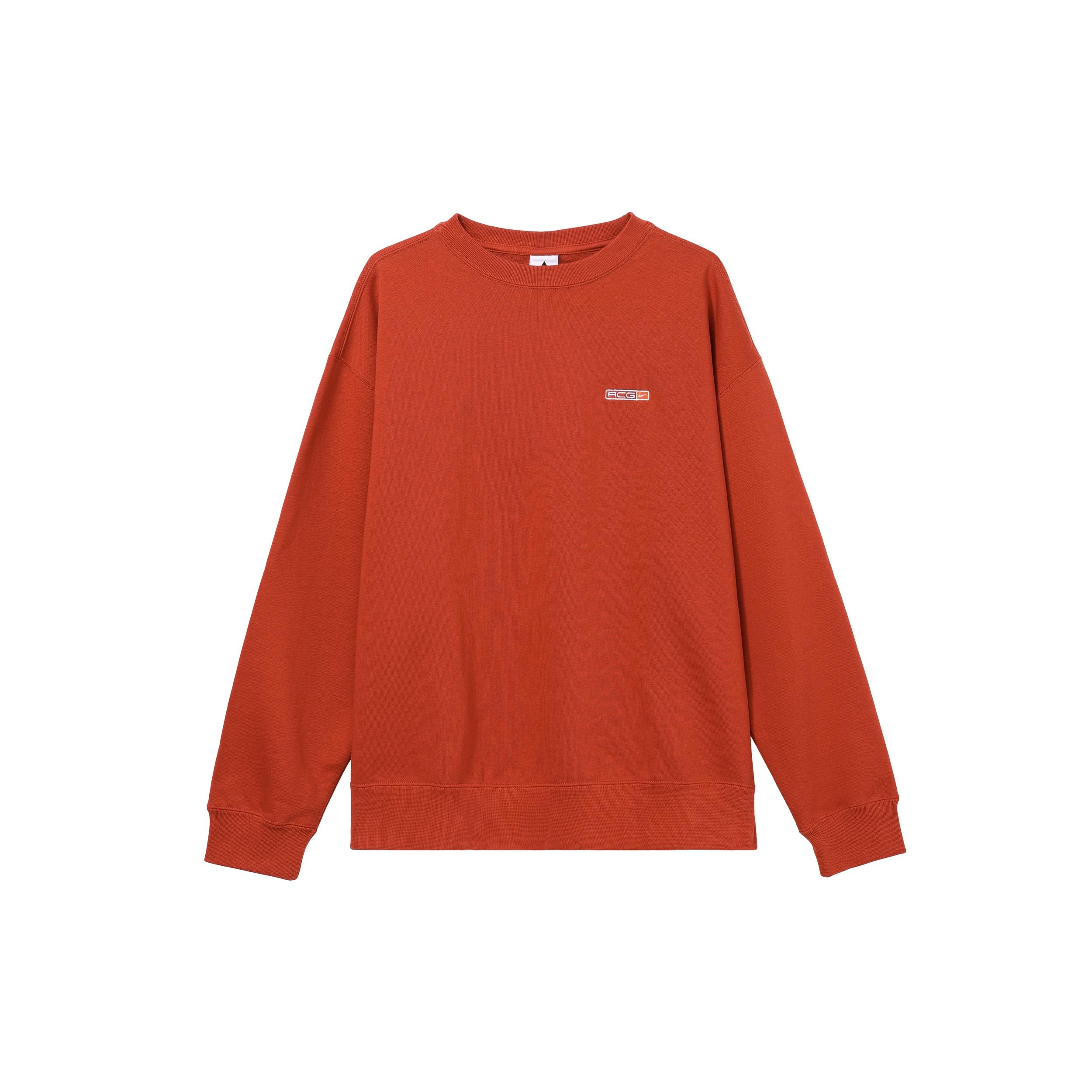 Nike ACG Casual Sports Knit Round Neck Long Sleeves Red Unisex DM9942-671 L