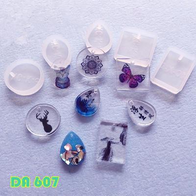 Heart Shaped Resin Mold Pendant Silicone Mould Epoxy Mold Jewelry Making Tools