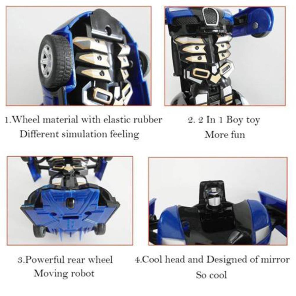 Car Robot Plastics Small Scale Wear-resistance Firmness Vehicles Toys Action Figure Inertial Power Vehicle Robots